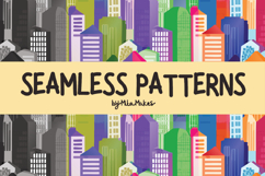 Modern Cityscape Seamless Pattern Product Image 1