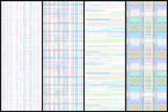 Pastel Watercolor Plaid and Stripes Seamless Pattern Product Image 2