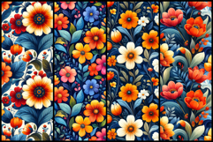 Vibrant Folk Floral - Seamless Patterns Product Image 2