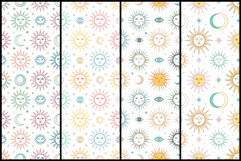 Celestial Sun and Moon Seamless Patterns Product Image 2