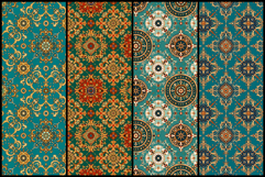 Ornate Vintage Baroque Seamless Patterns Product Image 2