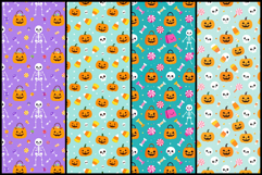 Cute Trick-or-Treat - Seamless Halloween Patterns Product Image 2