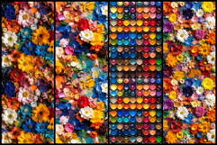 Vibrant Painterly Floral and Color Palette Pattern Product Image 2