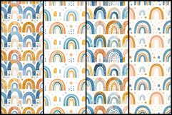 Boho Rainbow Arch Seamless Patterns Product Image 2
