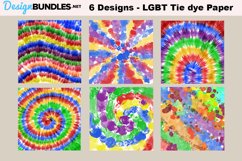 LGBT Tie Dye Digital Paper Product Image 1