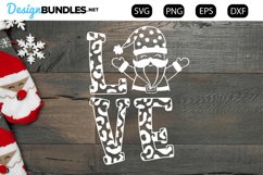 Santa claus love animal print SVG Product Image 1