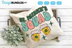 Retro St. Patrick's Squad Sublimation PNG Product Image 1