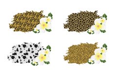 Background Sublimation, Flowers, old style, Png, 20PNG Product Image 3