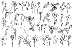 Flowers SVG. 40 elements. Product Image 2