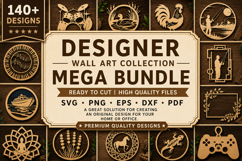 Designer Wall Art Collection SVG Bundle,Laser Cut svg Bundle Product Image 1