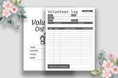 Volunteer Log Book - KDP Interior Product Image 2
