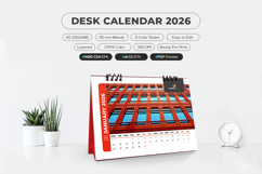 Printable A5 Desk Calendar 2026 Product Image 2