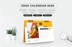 A5 Size Desk Calendar 2026 Product Image 3