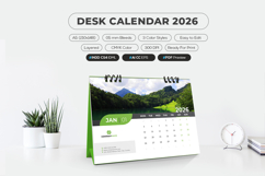 A5 Size Desk Calendar 2026 Product Image 3