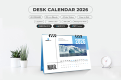 Printable A5 Desk Calendar 2026 Product Image 3
