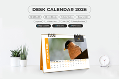 Printable A5 Desk Calendar 2026 Product Image 3
