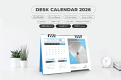 2026 Desk Calendar Printable Product Image 2