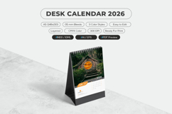 a5 desk calendar 2026 printable