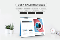 2026 Desk Calendar Printable Product Image 3