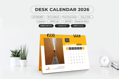 A5 Size Desk Calendar 2026 Product Image 5