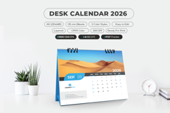 A5 Size Desk Calendar 2026 Product Image 5
