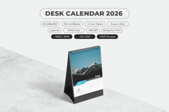 a5 desk calendar 2026 template