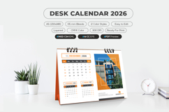 2026 Desk Calendar Printable Product Image 5