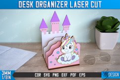 Desk Organizer| Unicorn| Supplies Organizer |Notebook Holder Product Image 1