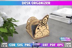 Desk Organizer | Rocket Shape | Supplies Organizer |CNC File Product Image 1