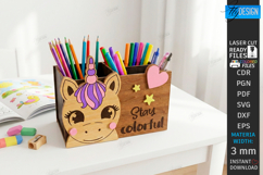 Desk Organizers Laser Cut Bundle| Kids Pencil Holder Designs Product Image 16