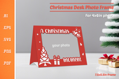 Christmas Photo Frame - Paper Cut SVG 5 Product Image 1