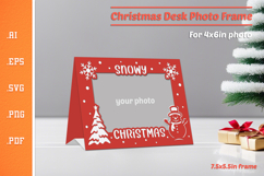 Christmas Photo Frame - Paper Cut SVG 7 Product Image 1