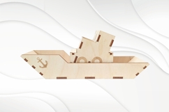 Desk Organizer Steamship, stand holder, greeting decor Product Image 5
