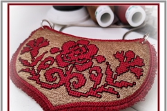 ITH Rose Cornflower Necklace Machine Embroidery Fringe Product Image 3