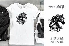Horse,  celtic,  style,  svg,  folk design, silhouette, laser cut, paper cut,  sublimation,  t-shirt design, mug design, tumbler design, pillow design,  can  glass,  stamp,  stencil,  pet, craft, jpg, svg, pdf, ai, vector, png,