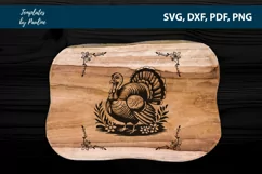 Detailed turkey line art for thanksgiving SVG cricut Cut Flil