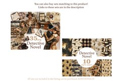 Detective Digital Paper, Vintage Seamless Pattern Bundle, GlamArtZhanna, Detective Background, Police Digital Paper, Scrapbook Paper JPEG, True Crime Paper, Investigation Paper, Instant Download Set, Spy Digital Paper