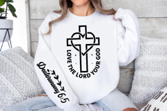 Love the Lord Your God Sleeve SVG, Christian Sleeve SVG Product Image 3