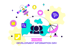 10 World Development Information Day Illustration Product Image 4