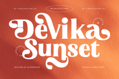 Devika Sunset - Display Serif Font Product Image 1