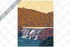 Devil&#039;s Den State Park Waterfall at Butterfield Trail WPA Product Image 1