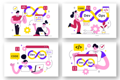 10 DevOps Vector Illustration Product Image 2