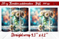 Tumbler wrap | Flowers in a glass jar Product Image 1