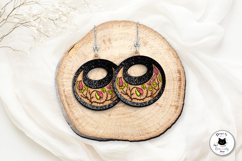Monster Plant Halloween Earrings Laser Cut Product Image 2