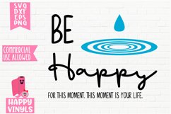 Be Happy For This Moment - A Home Decor SVG File Product Image 1