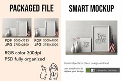 Wooden Frame Smart Mockup PSD &amp; JPG Template Graphic Product Image 2