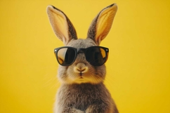 funny bunny with glasses Product Image 1
