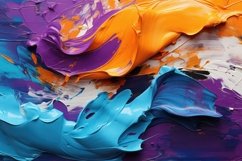 Vibrant Textured Modern abstract art colorful brushstrokes Product Image 1