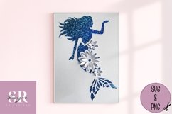 3D Mermaid bundle| Paper cutting | mermaid SVG Product Image 3