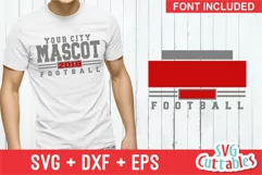 Football SVG | Football Template 0028 | Shirt Design Product Image 1